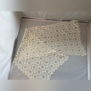 Elegant Crochet Lace Table Runner